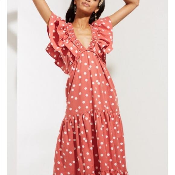 New Roller Rabbit Polkadot Tiered Dress - Picture 3 of 9